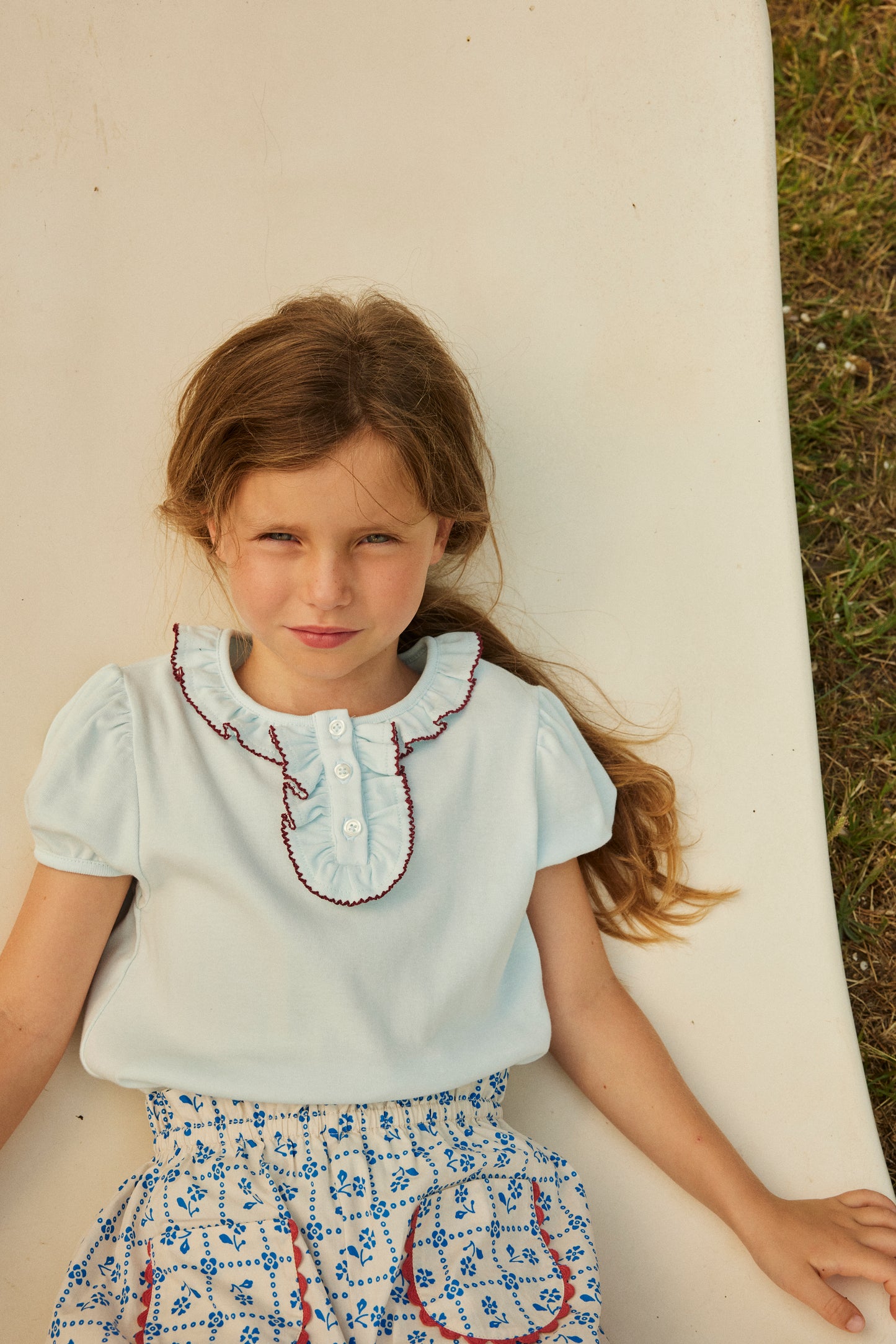 Paquerette top Ice Blue