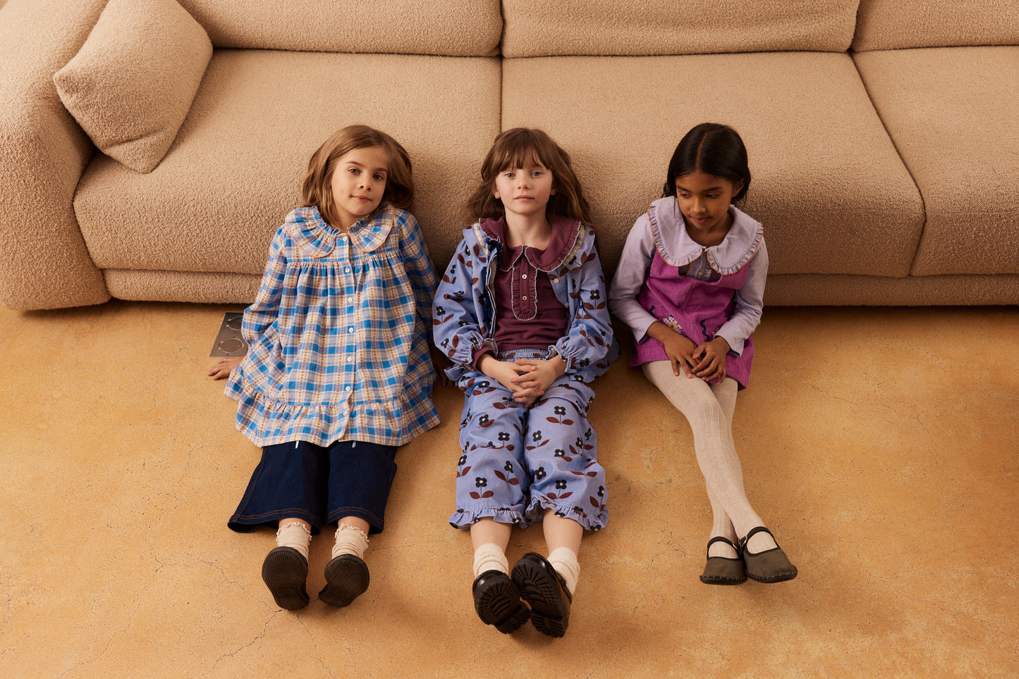 Charlie dress Blue check