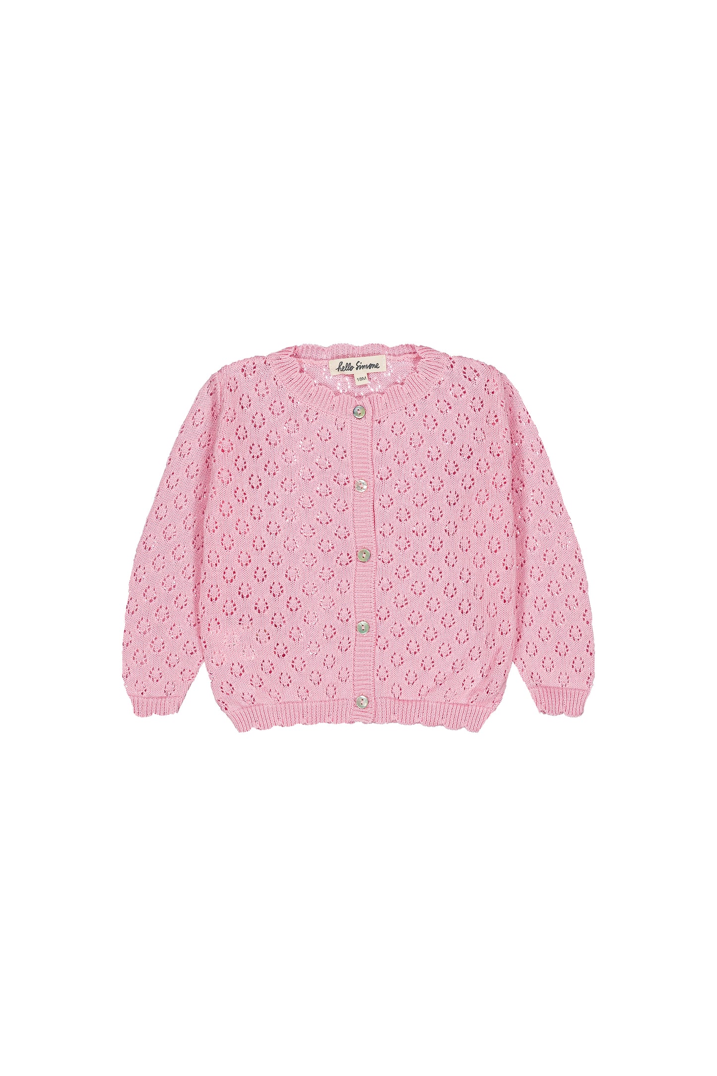 Jeannette cardigan rose