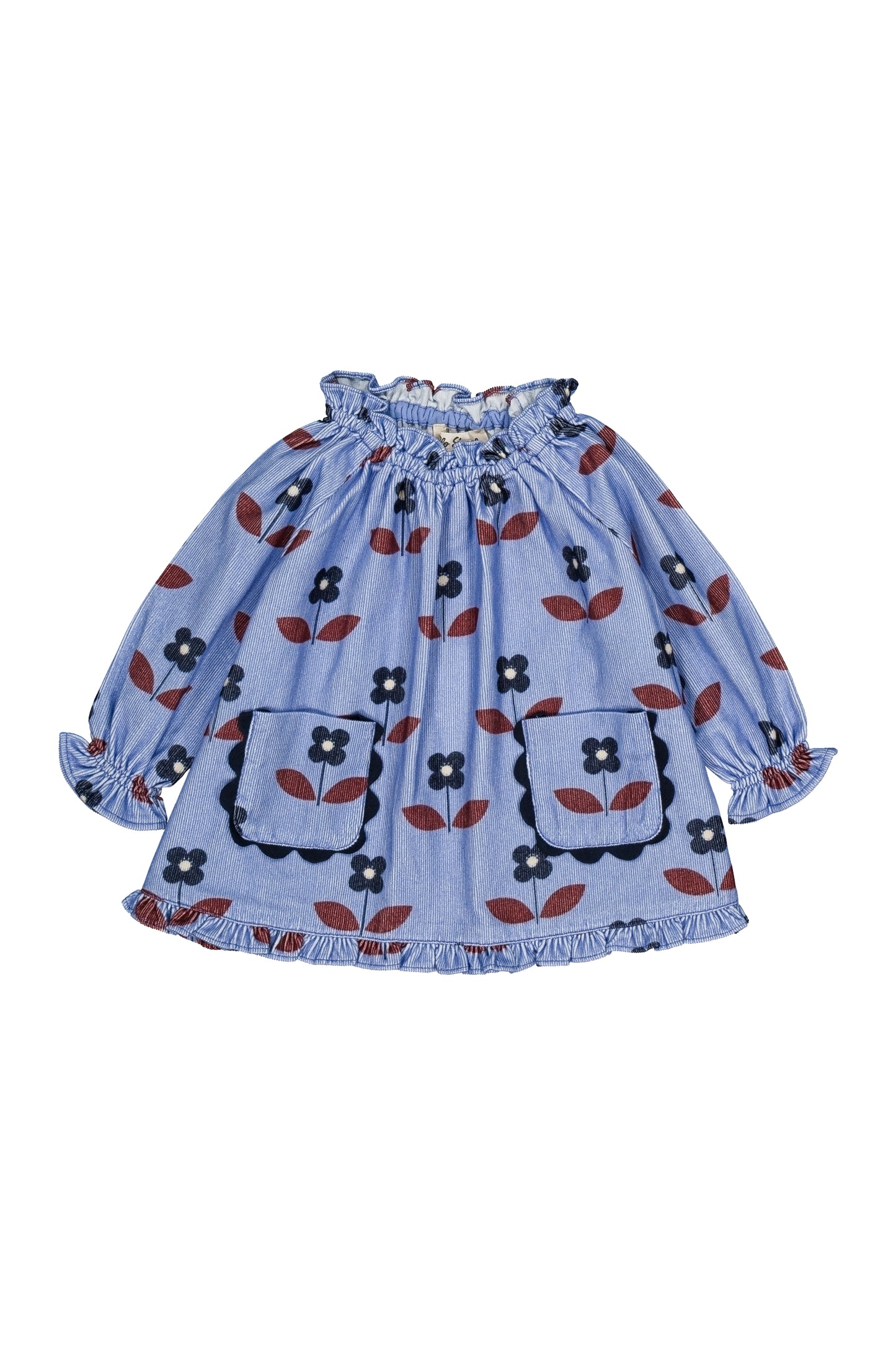 Alouette BB dress Flora blue