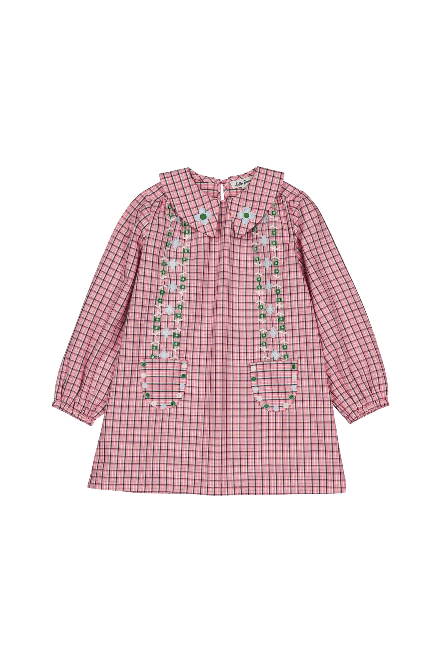 Gatsby dress Pink check