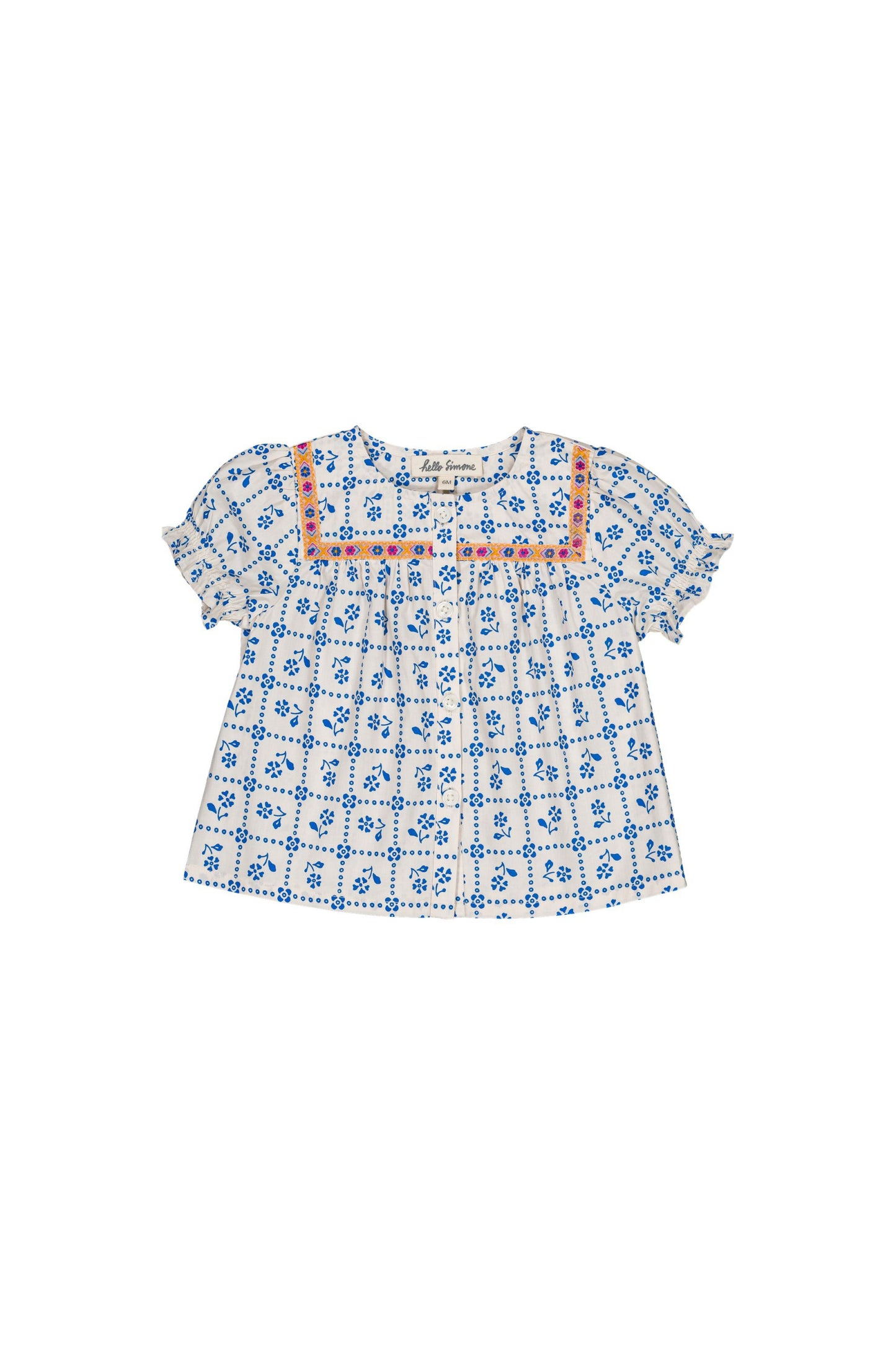 Cotton blouse for babies aged 6–24 months, blouse fayence