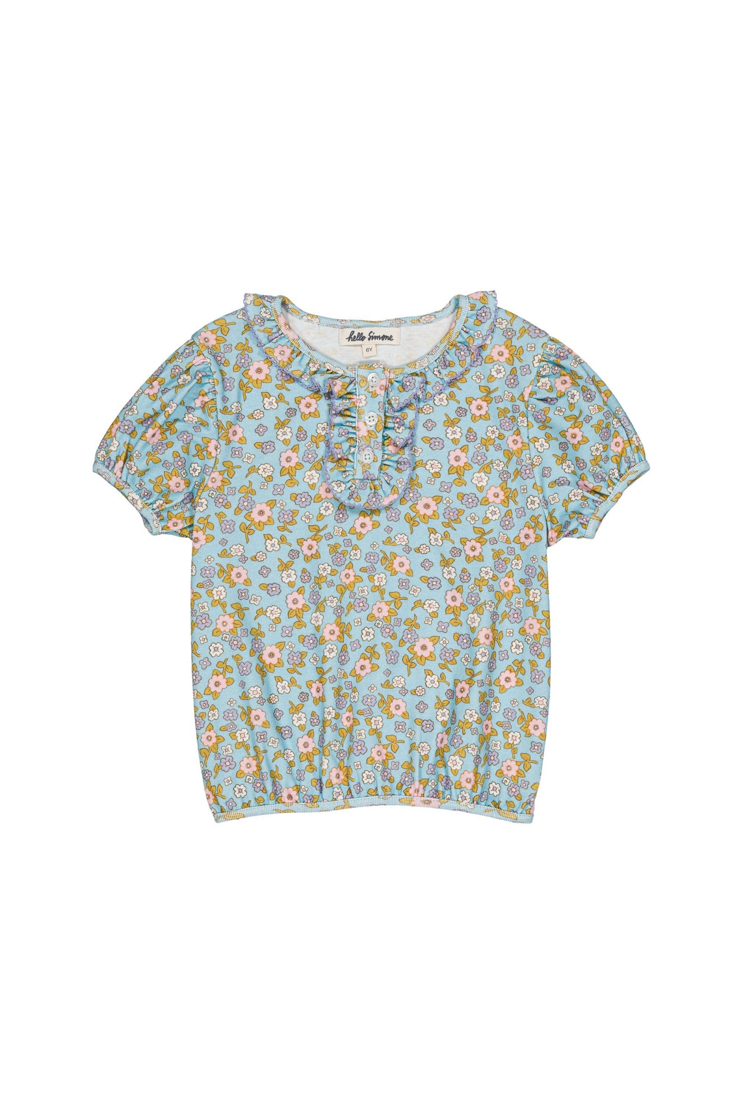 Organic cotton top for girls aged 4–12, bliss