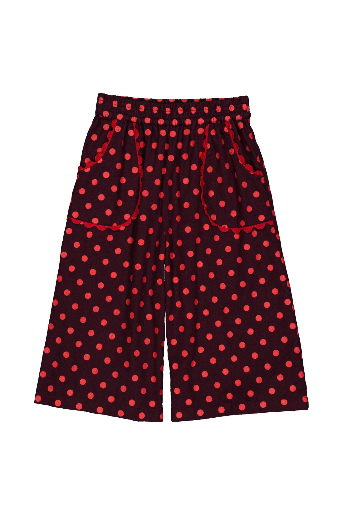 Short Liseron Plum Dots