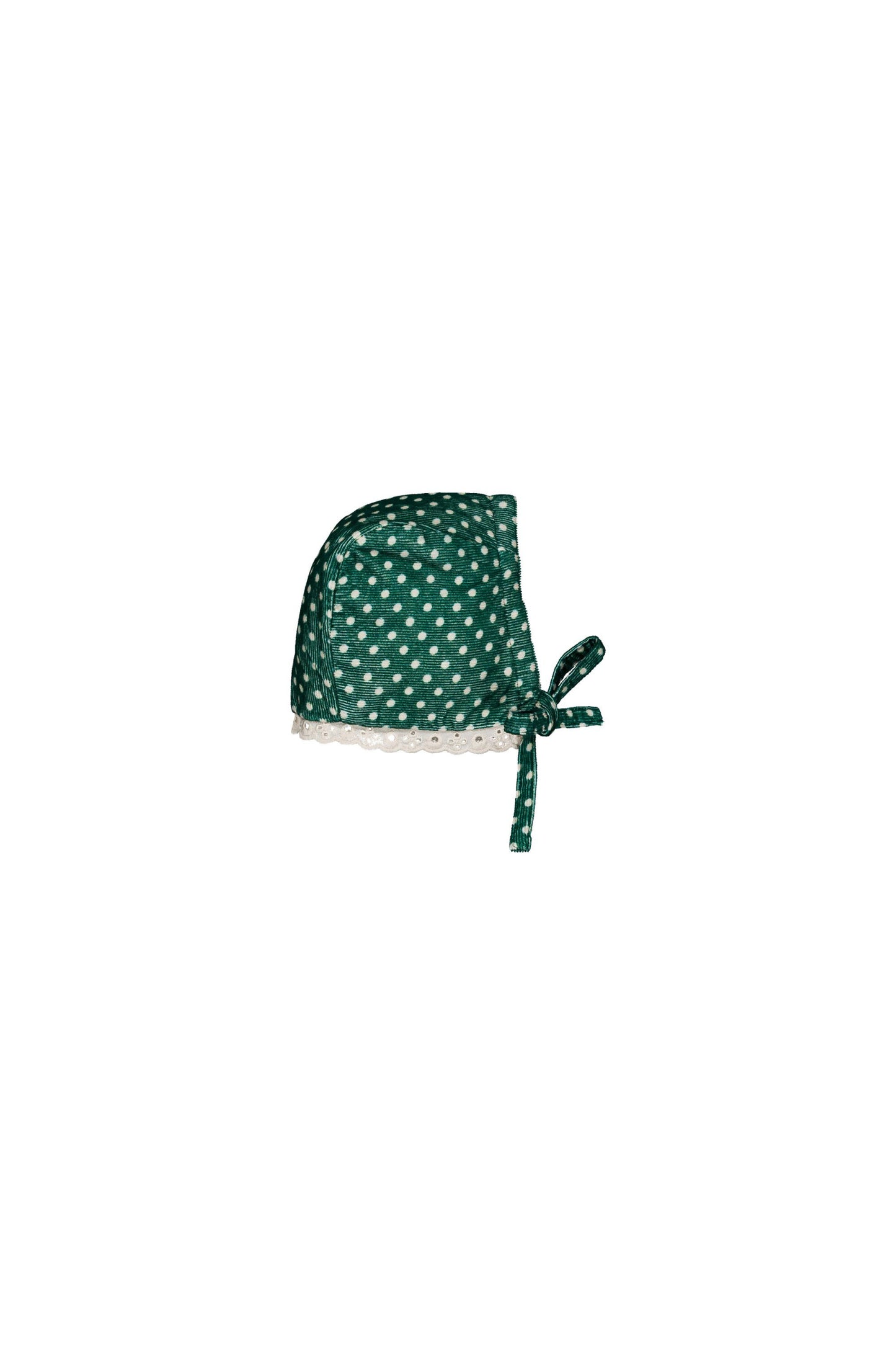 Leo baby hat Mint Dots