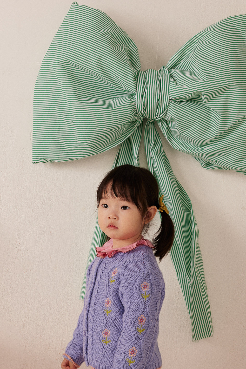 Cardigan Jeannette en maille torsadée Light blue