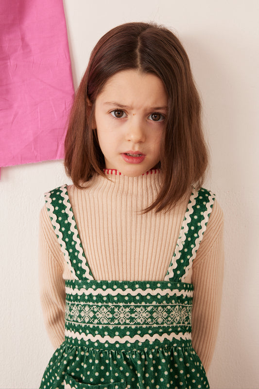 Isami dress Mint Dots