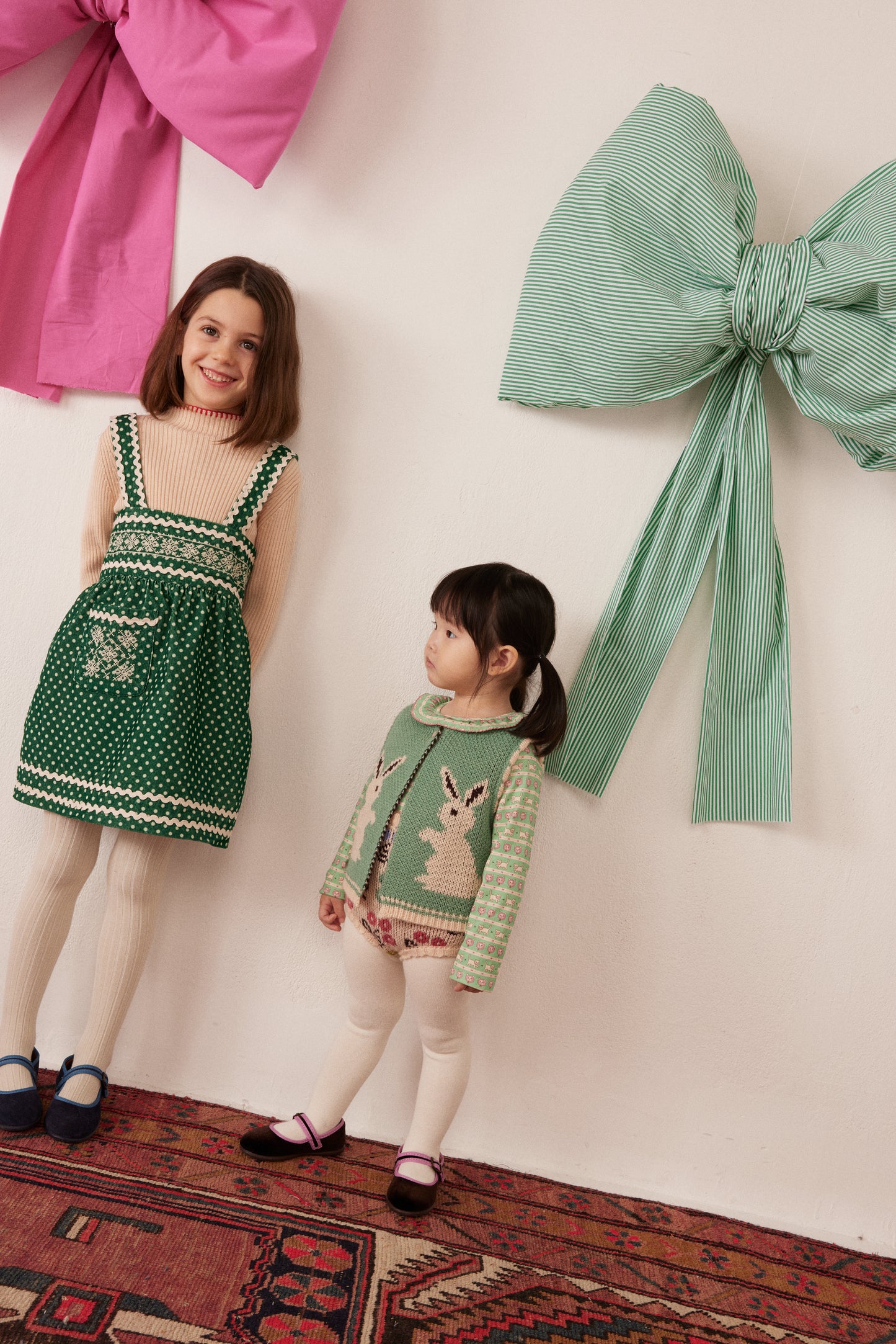 Isami dress Mint Dots