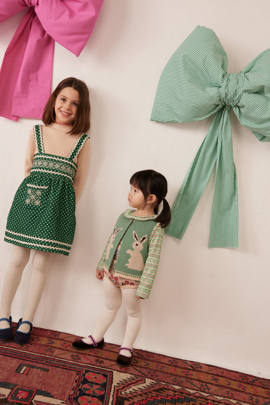 Isami dress Mint Dots