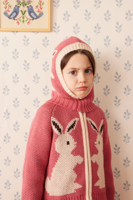 Ziply cardigan Rabbit Rose