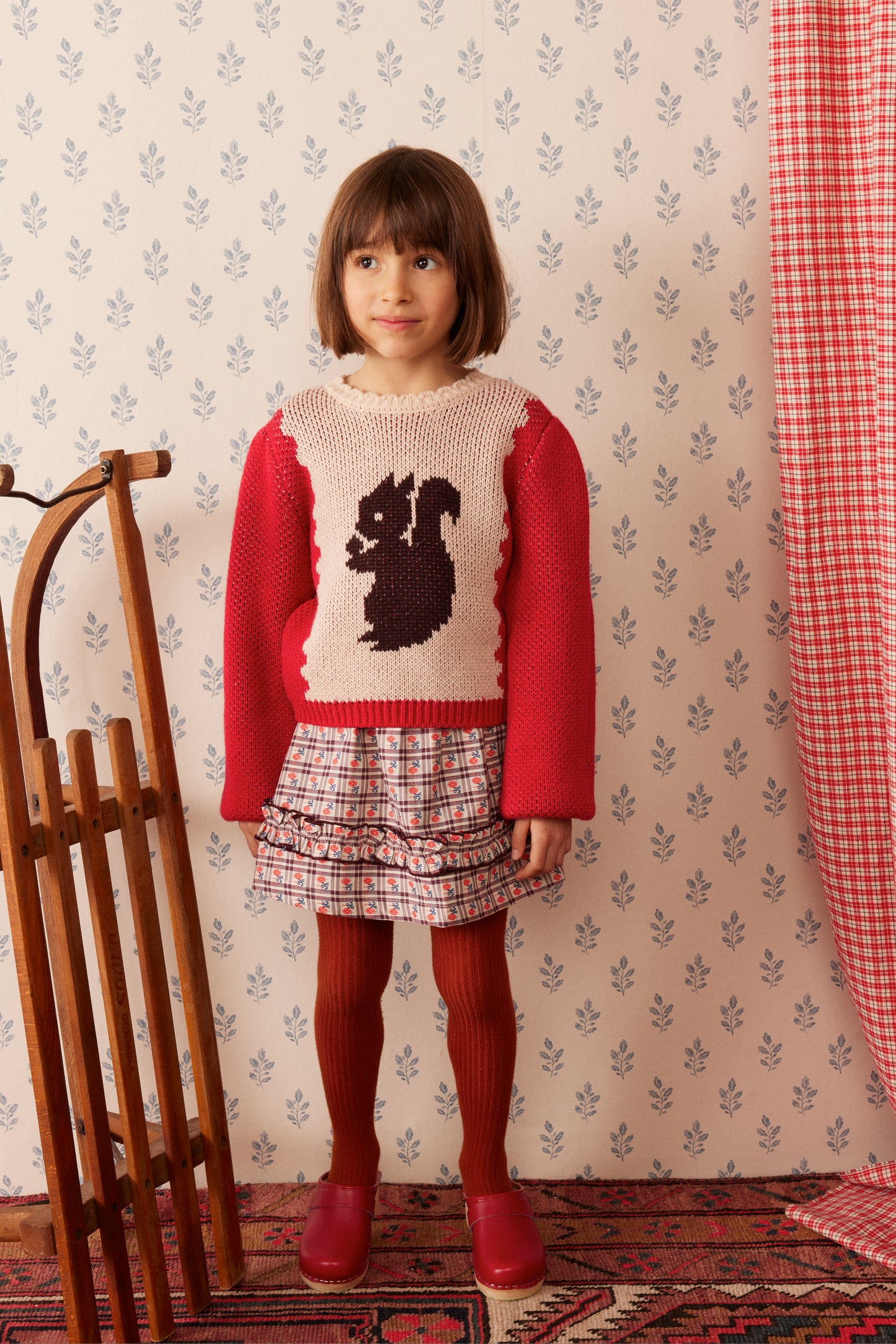 Tina Skirt Camelia Check
