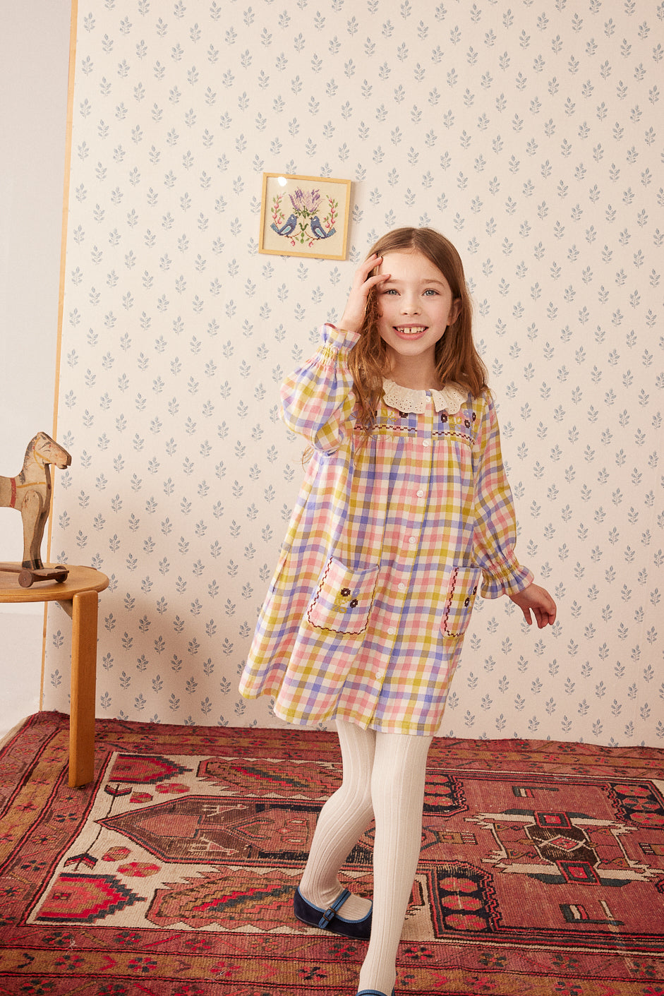 Robe Agatha Check Sixties