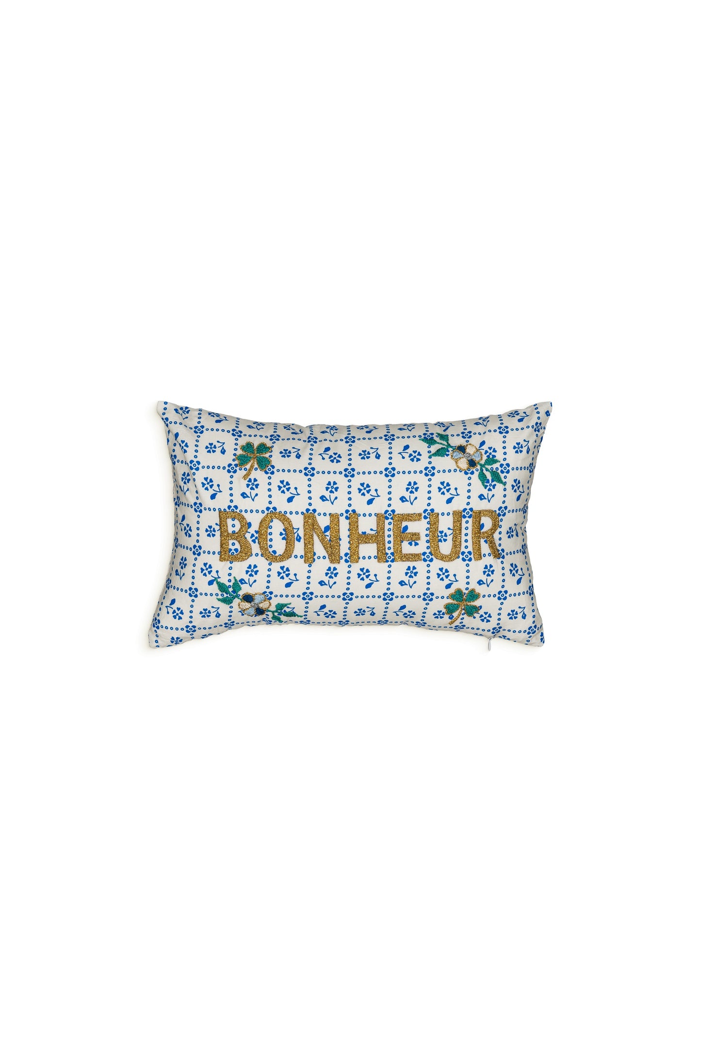 Petit coussin Fayence Bonheur