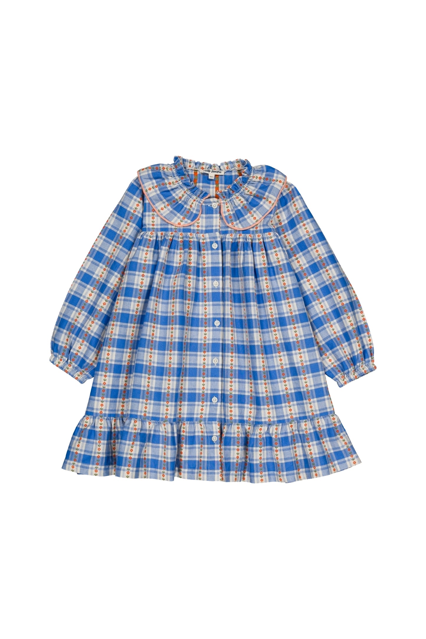 Charlie dress Blue check