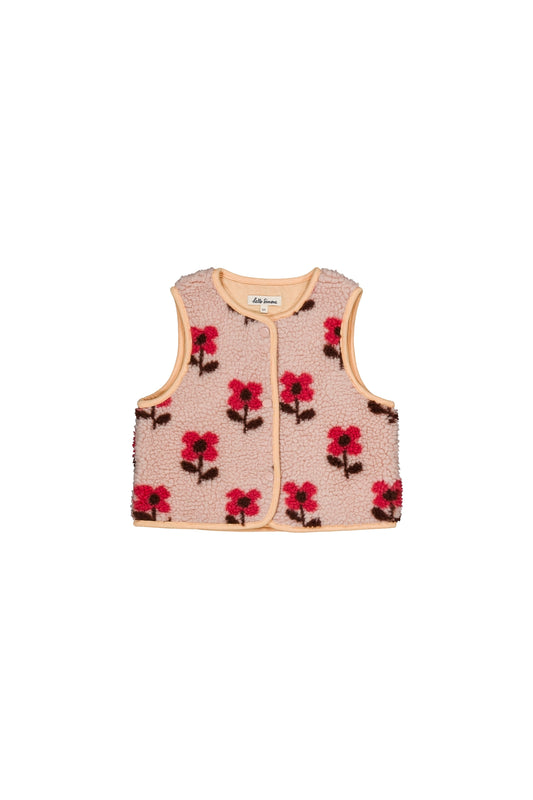 Mira fleece vest Cookie