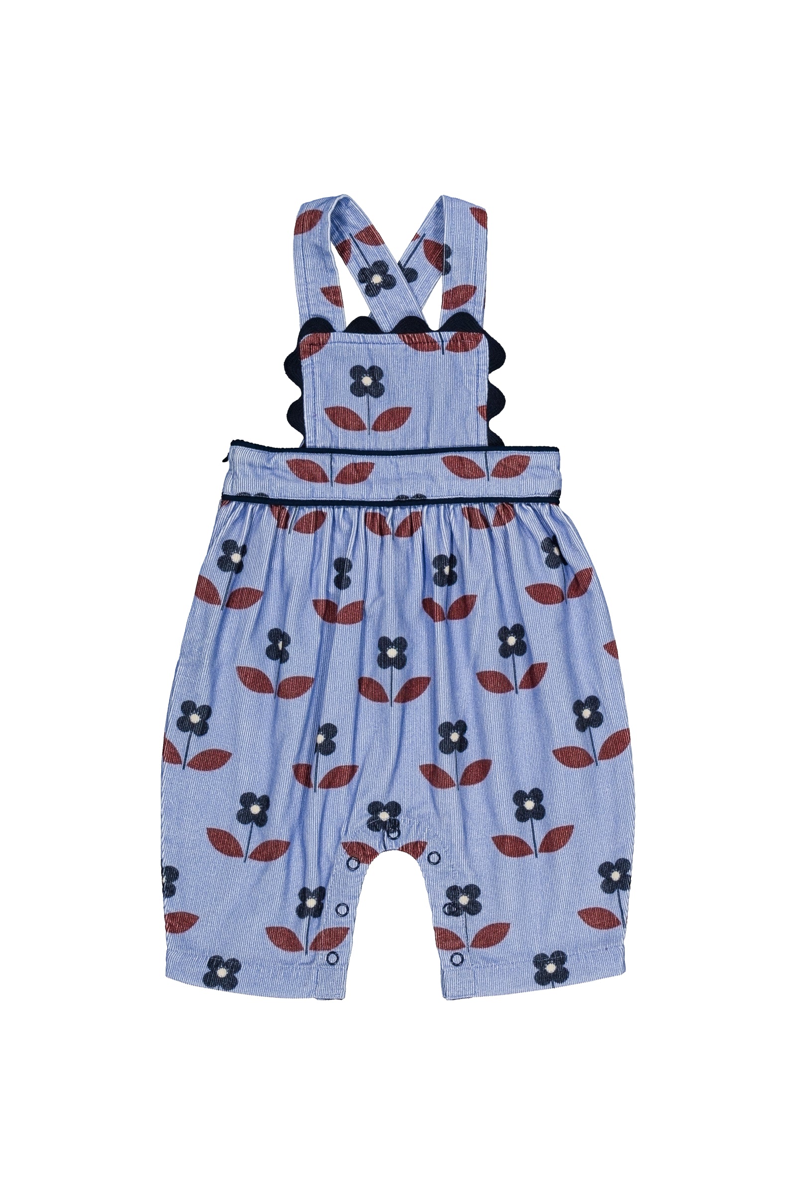 Pirouette BB overall Flora blue