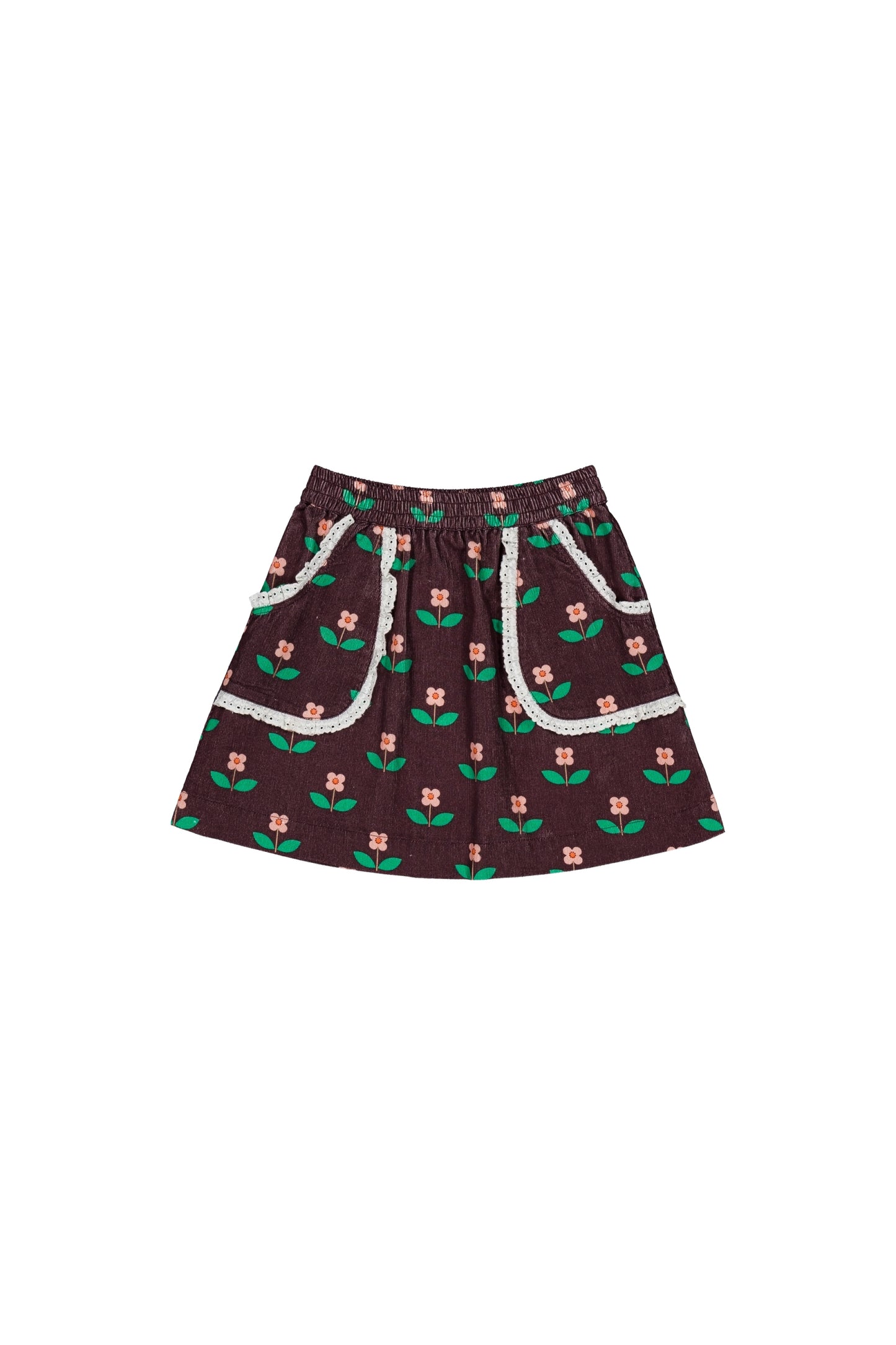 Annabelle skirt Flora Chocolate