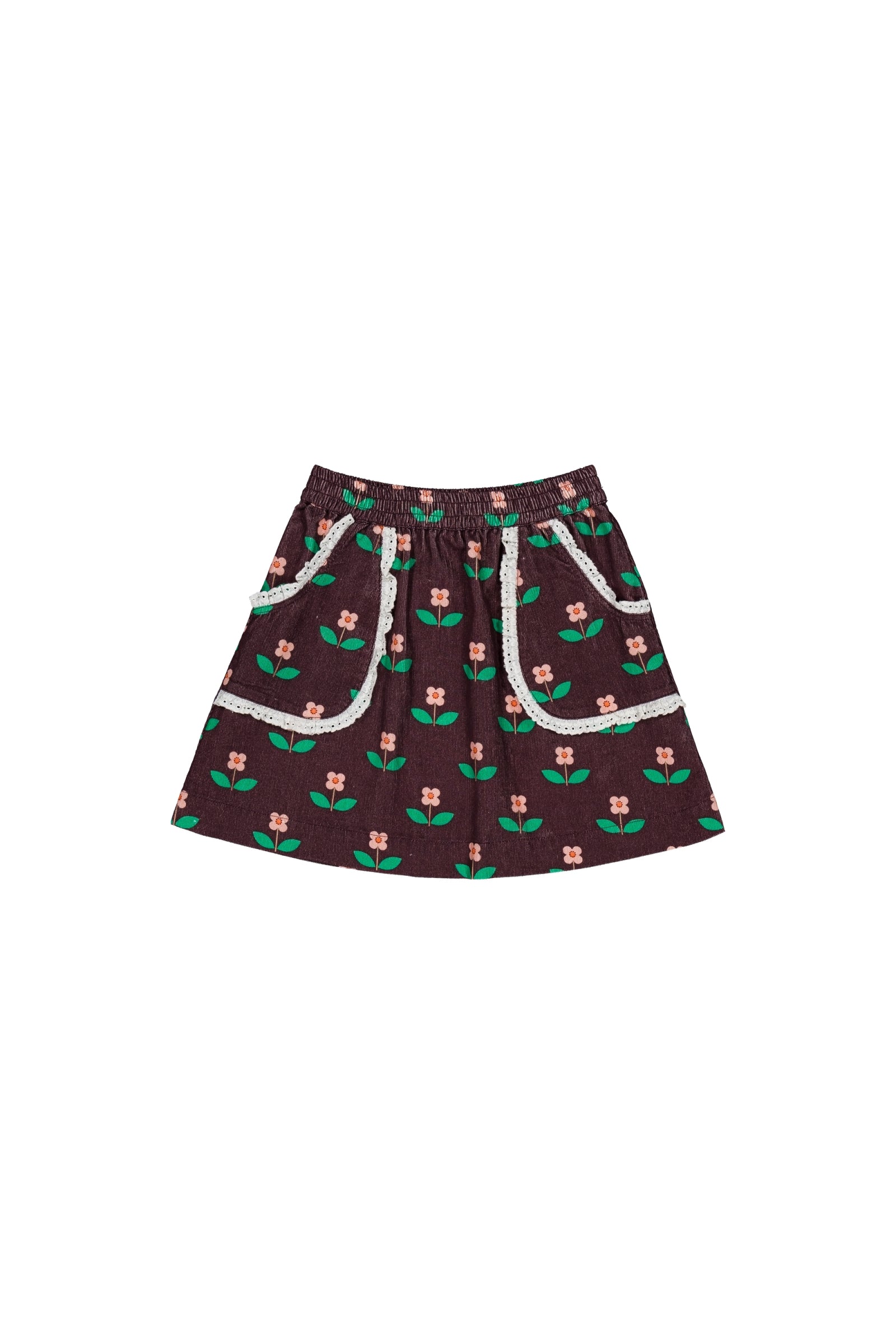 Annabelle skirt Flora Chocolate