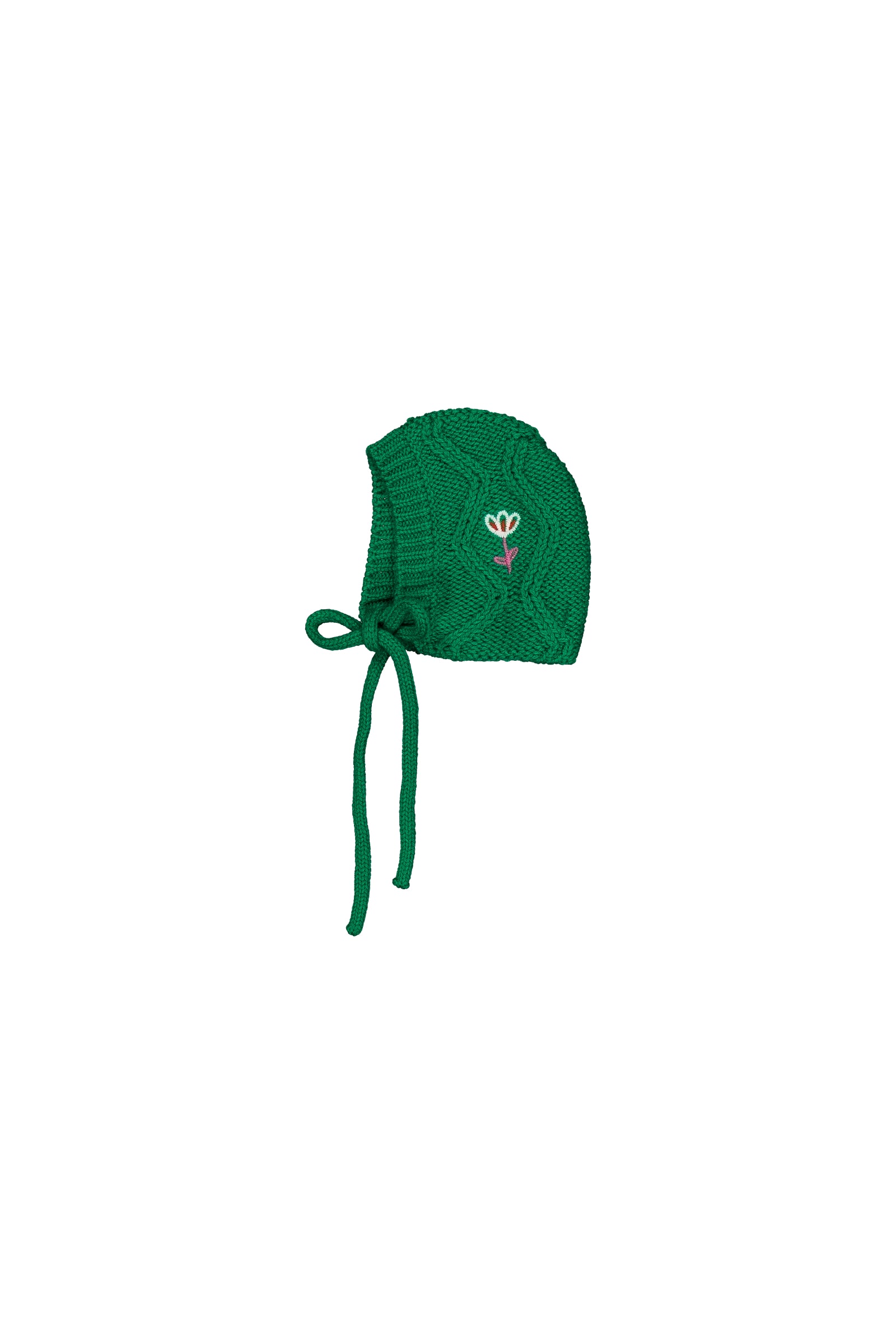 Daphne BB hat cable knit Green