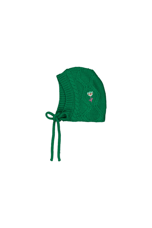 Daphne hat cable knit Green