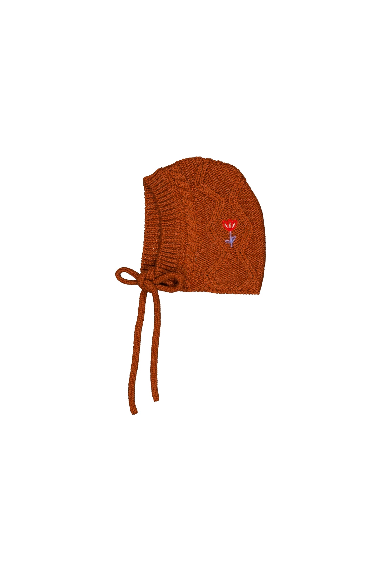 Daphne hat cable knit Hazelnut