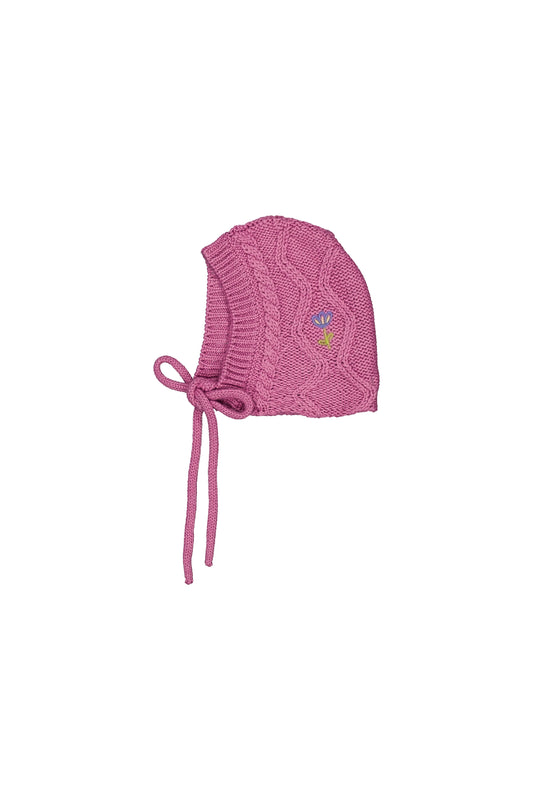 Daphne hat cable knit Lilac