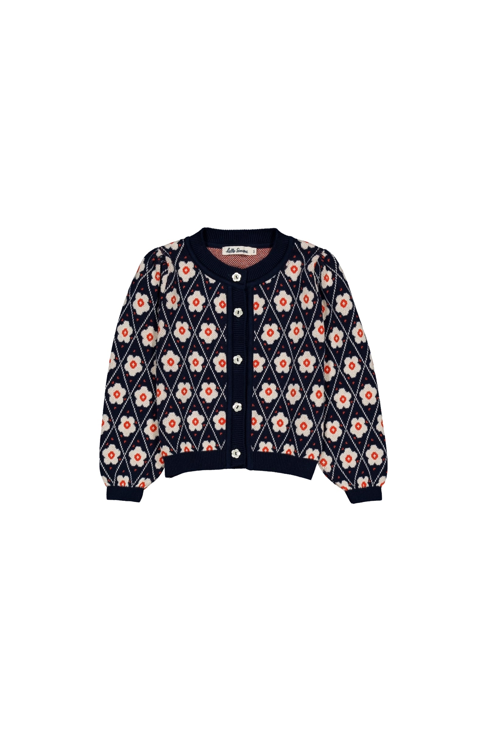 Lison cardigan Navy Flower