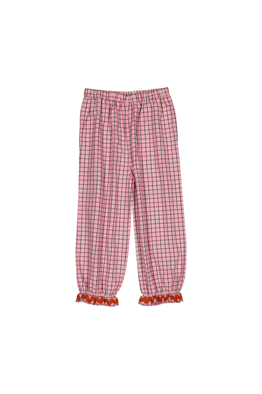 Mignon girl pants Pink check