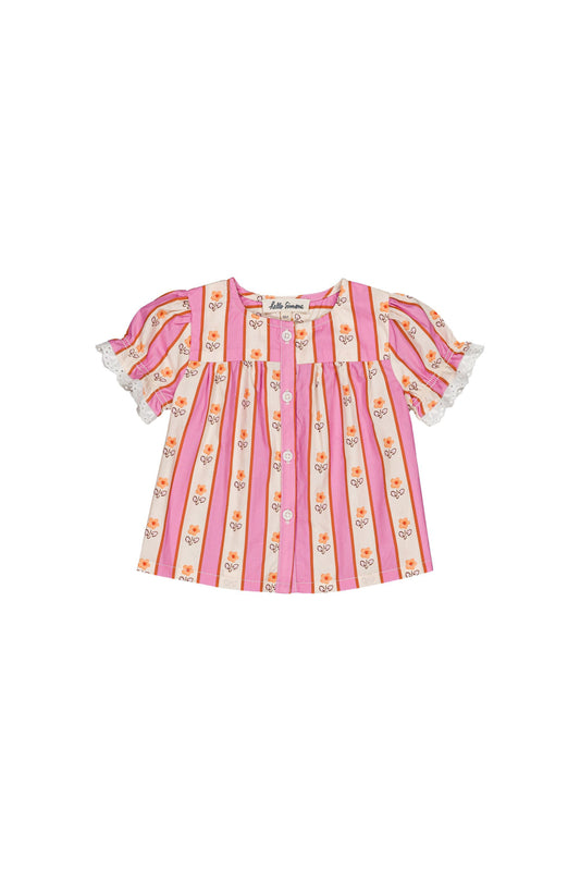 Cotton blouse for babies aged 6–24 months, blouse ramatuelle