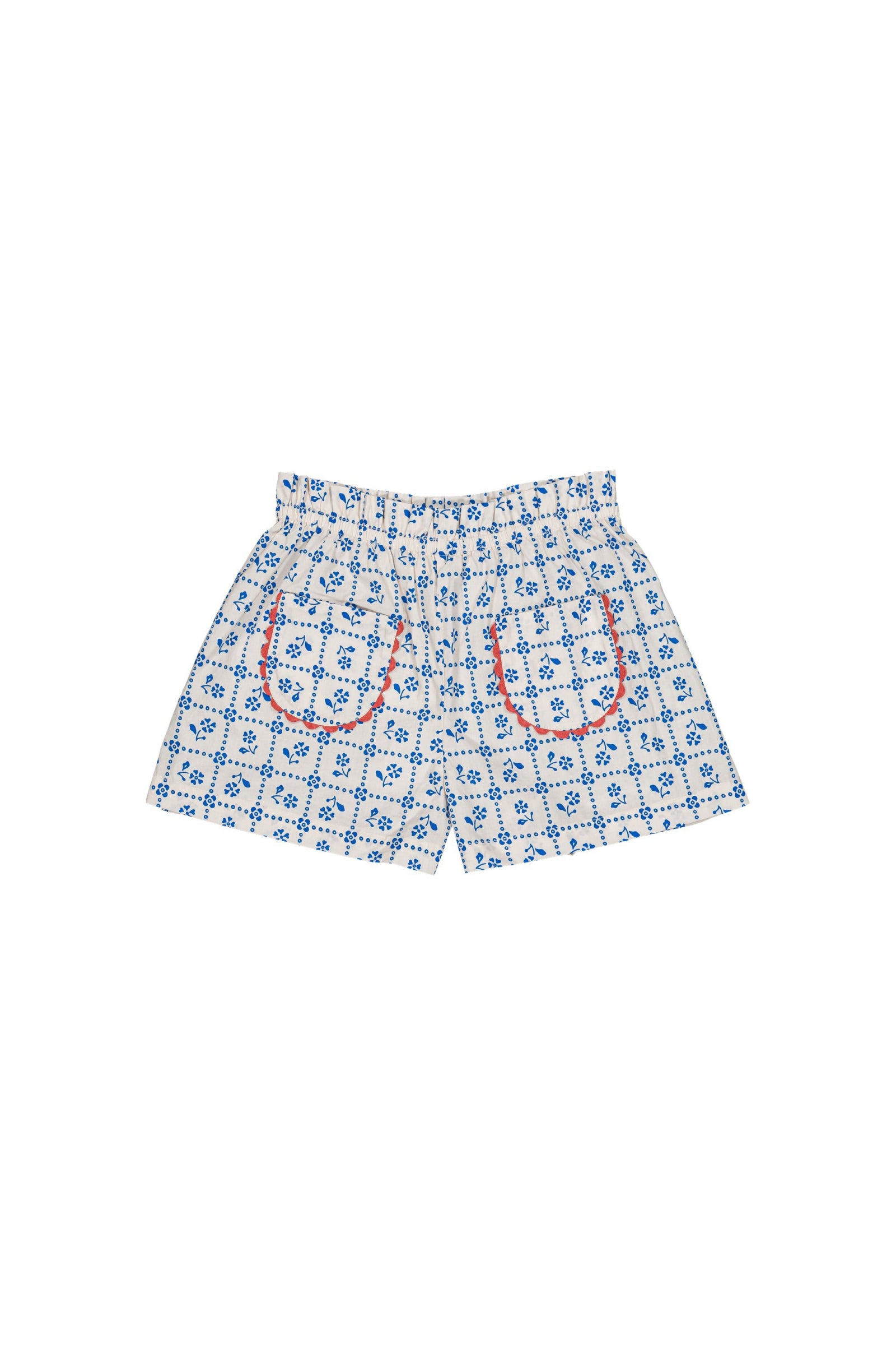 Cotton shorts for girls aged 4–12, fayence