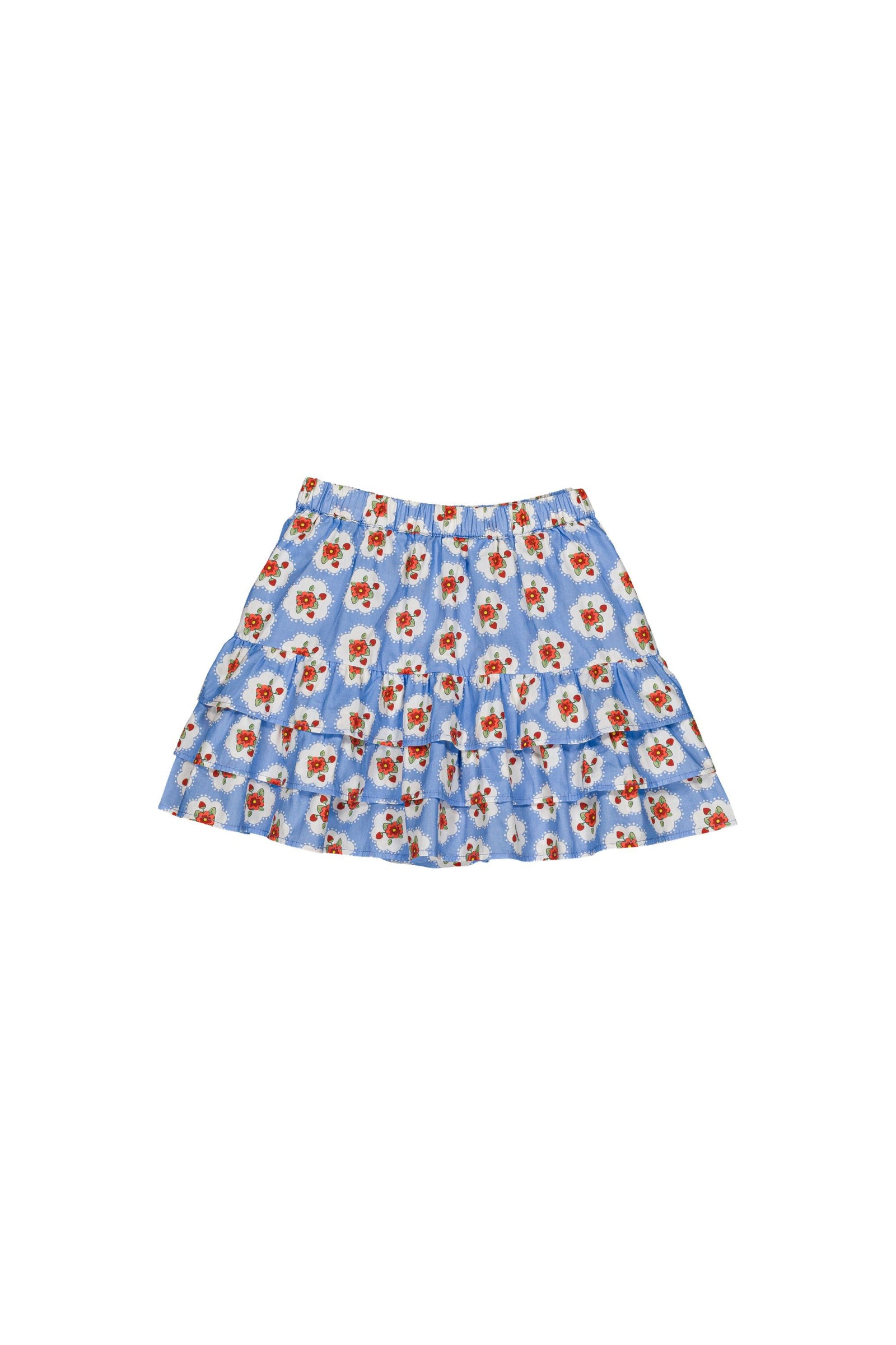 Cotton skirt for girls aged 4–12, provence
