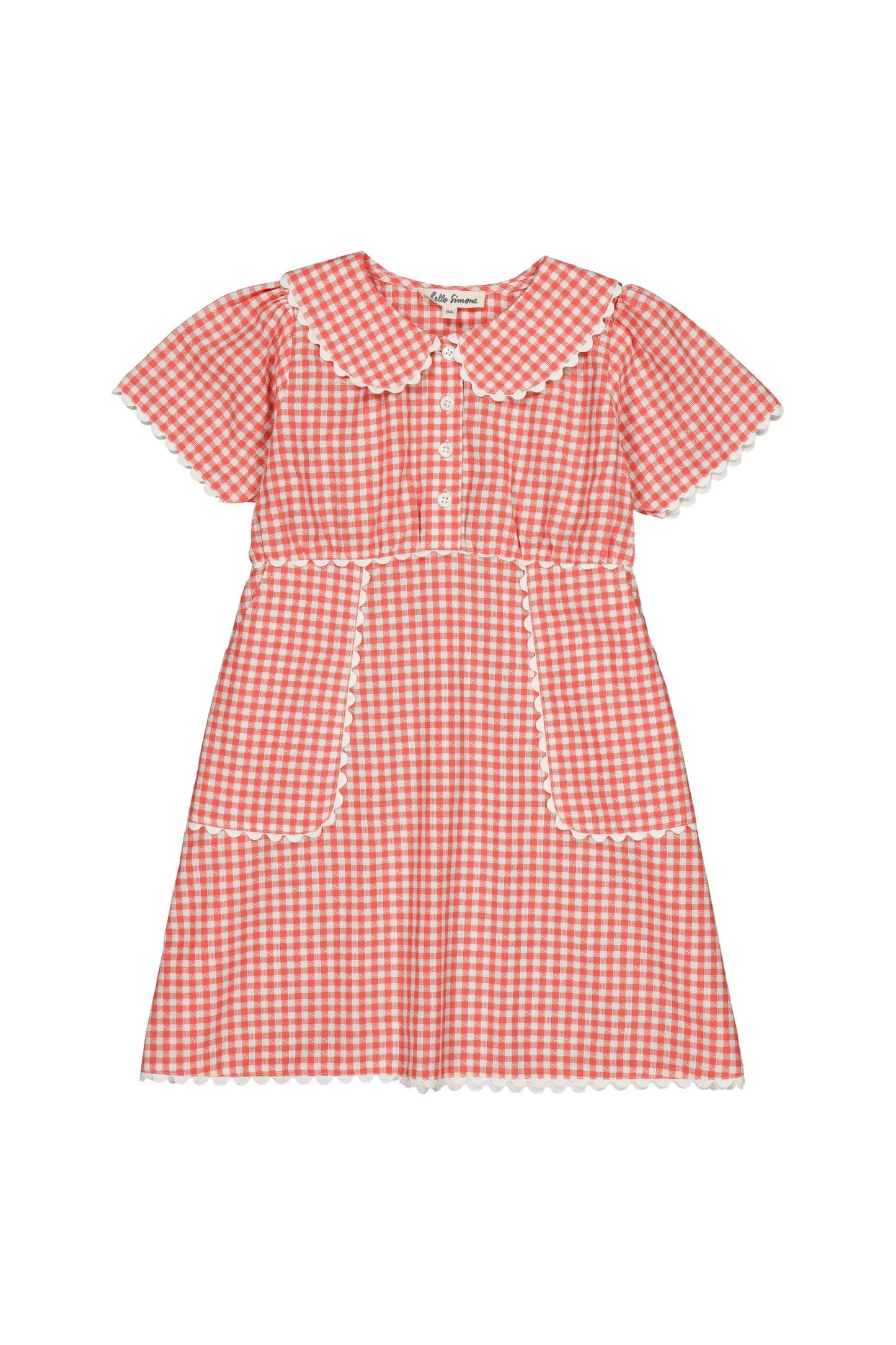 Cotton dress for girls aged 4–12, emberglow