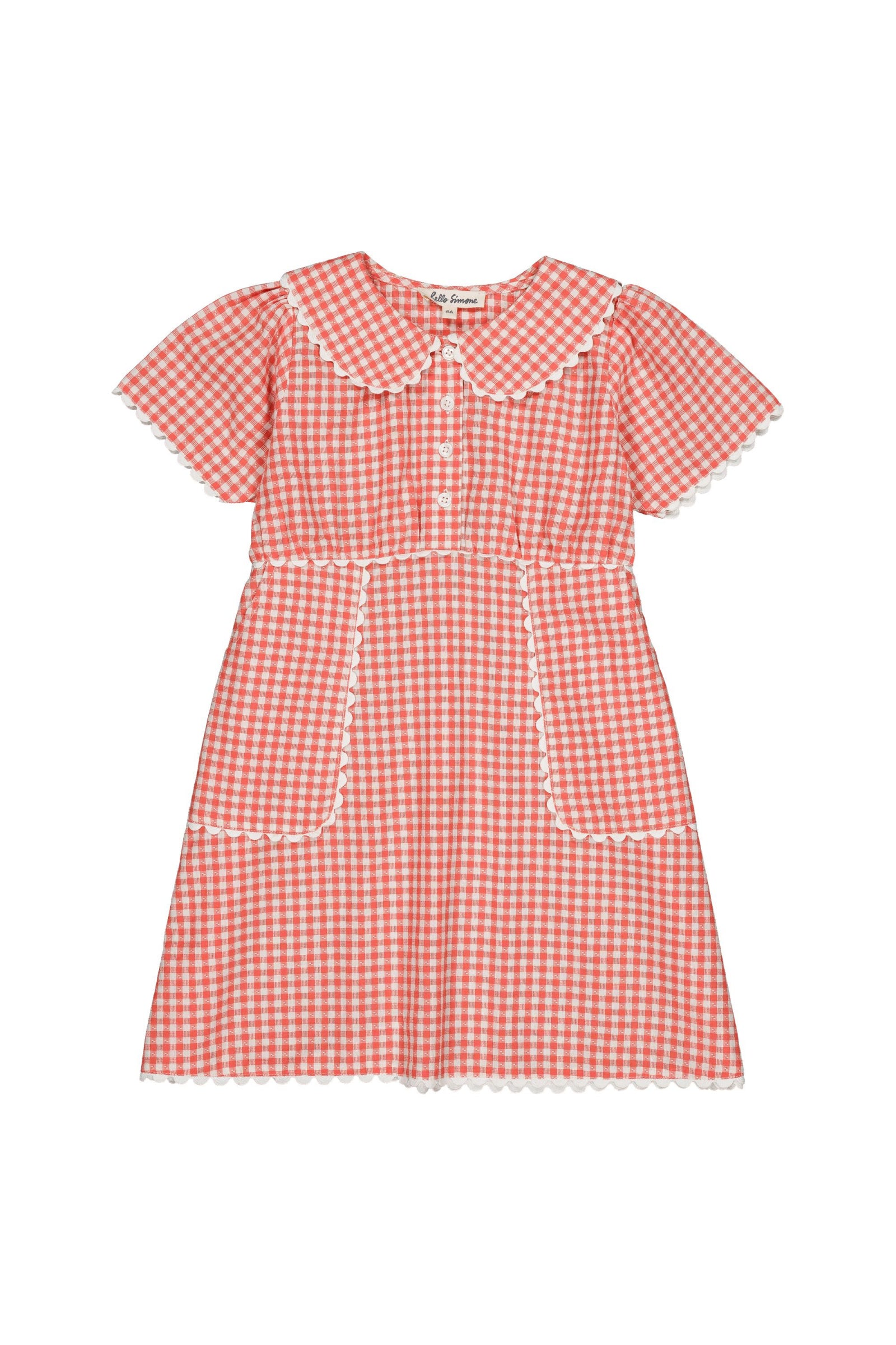 Cotton dress for girls aged 4–12, emberglow
