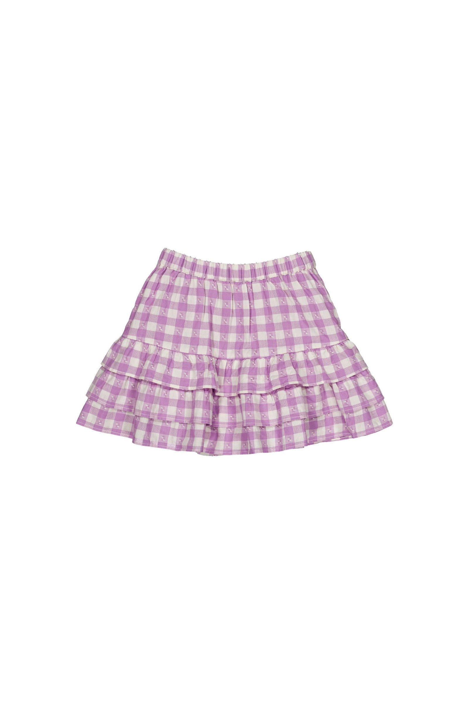 Cotton skirt for girls aged 4–12, bloom