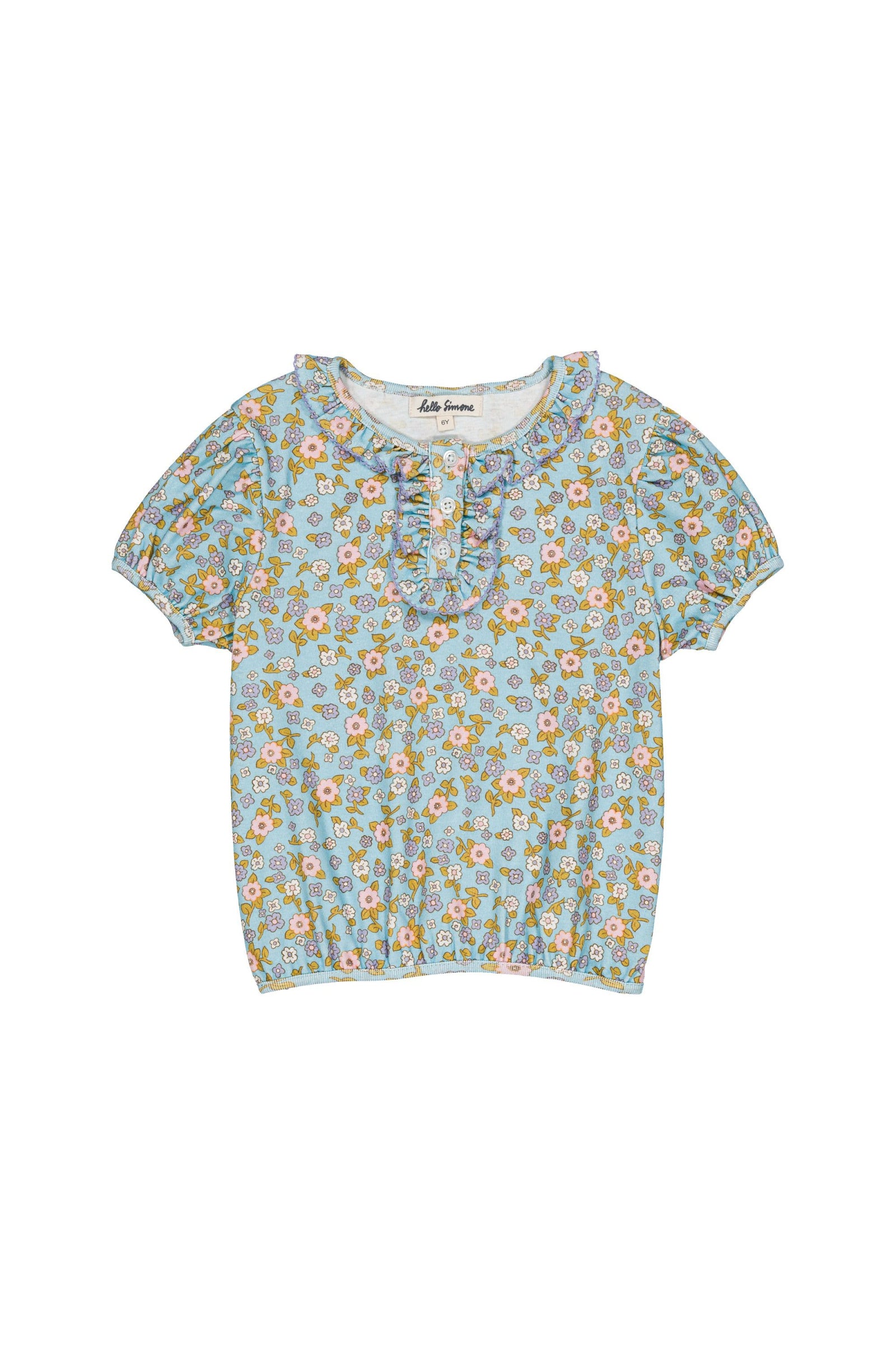 Organic cotton top for girls aged 4–12, bliss