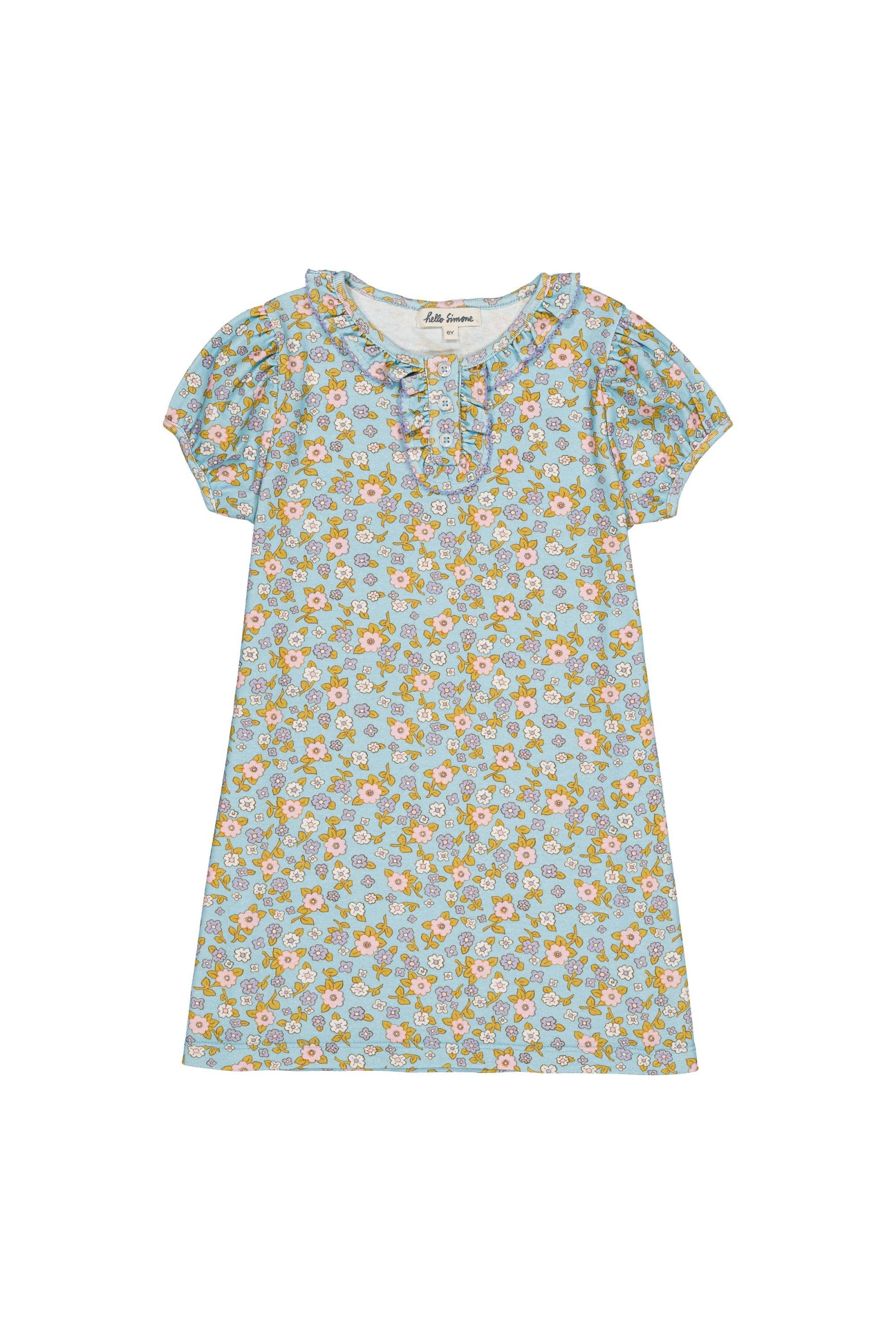 Organic cotton dress for girls aged 4–12, bliss