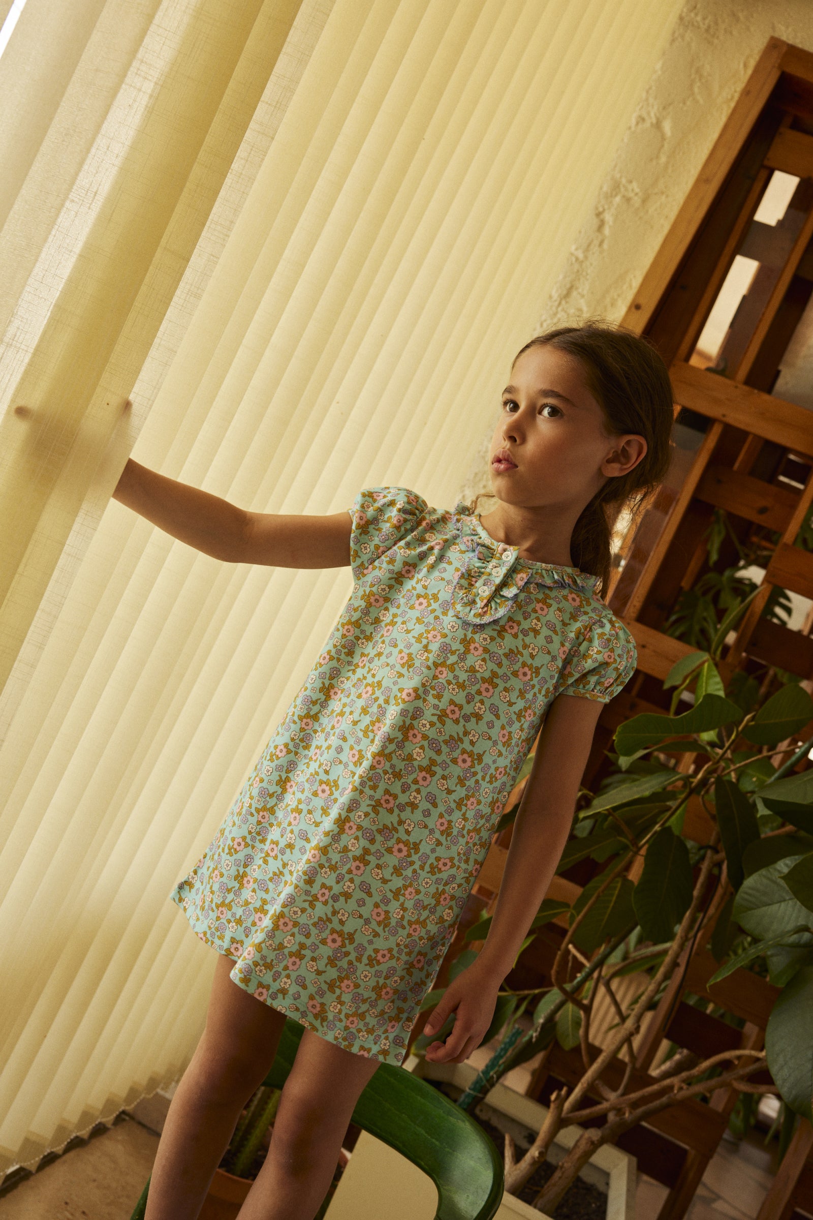 Organic cotton dress for girls aged 4–12, bliss