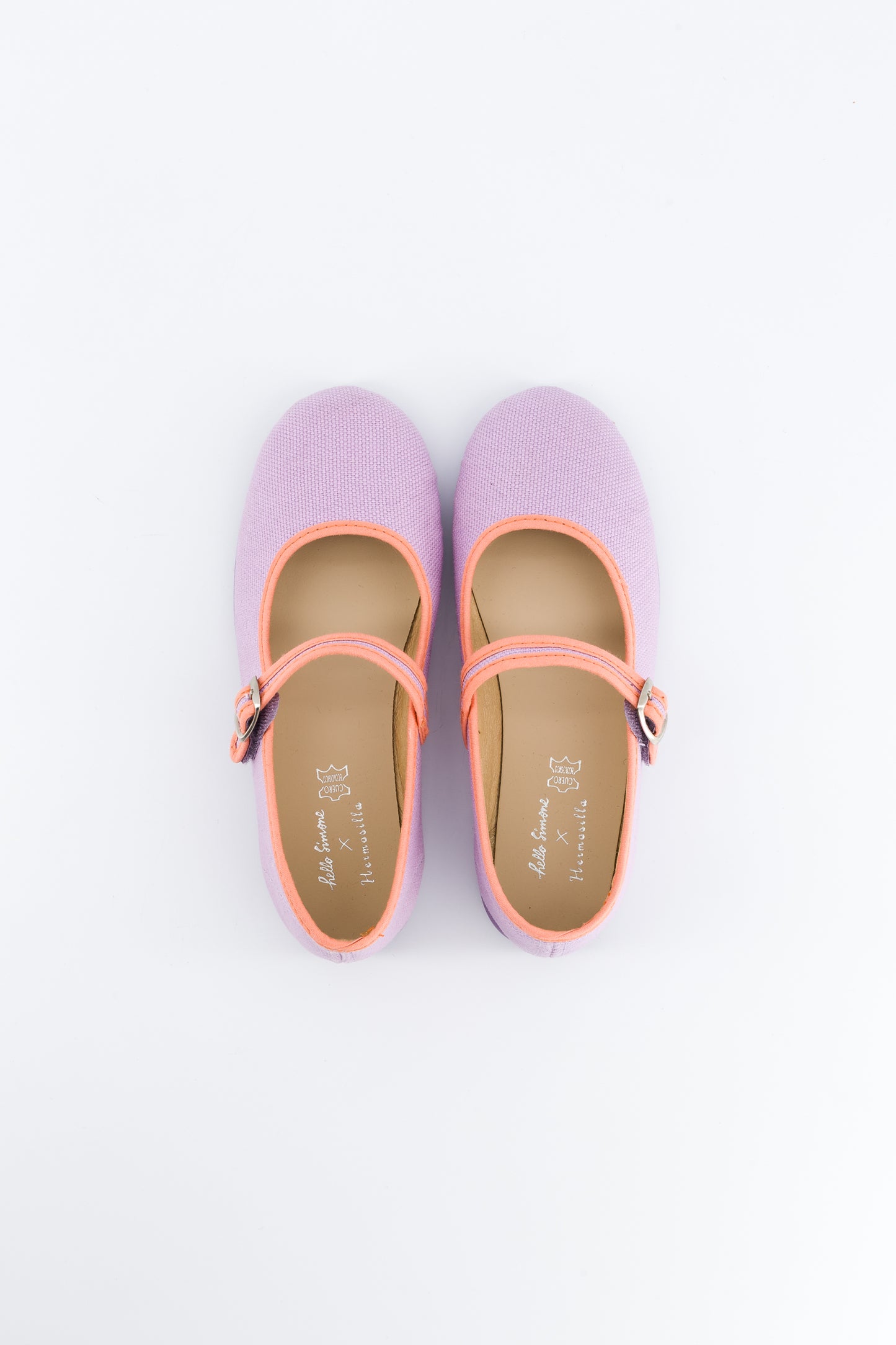 Ballerinas for girls size 24–34, lavender