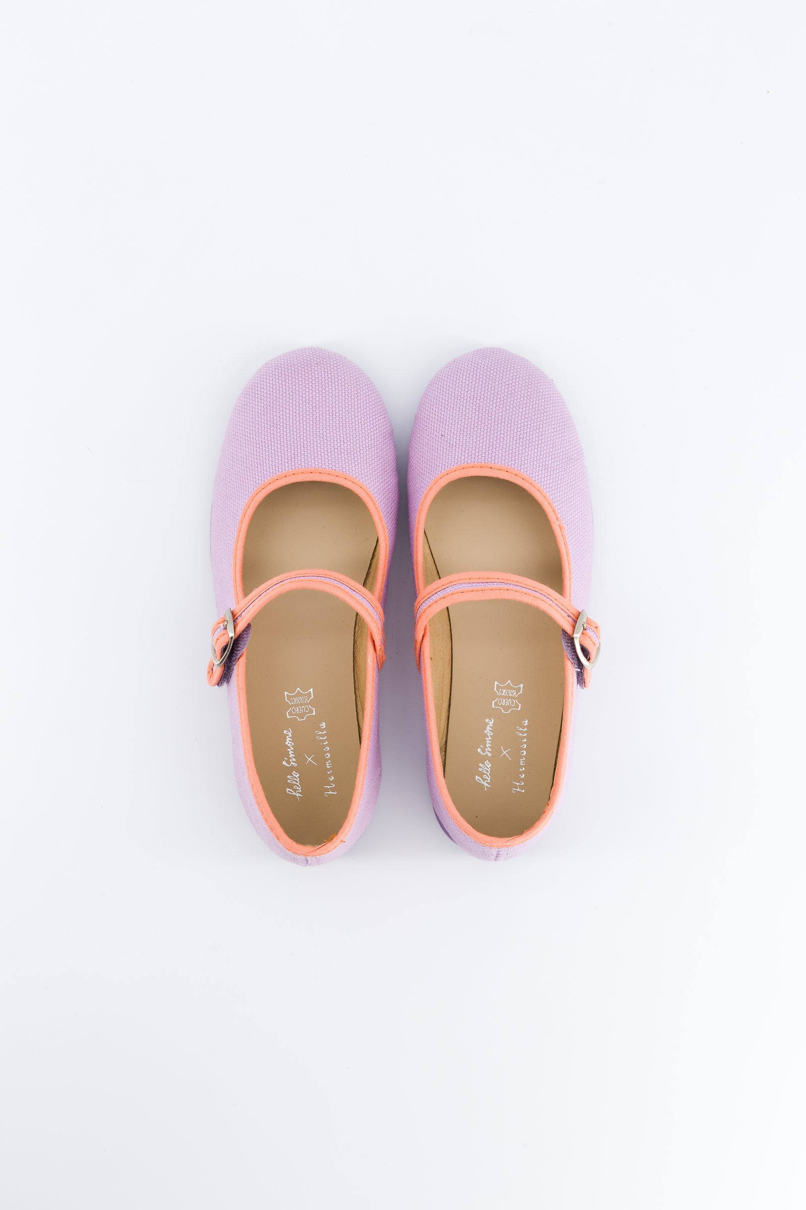 Ballerinas for girls size 24–34, lavender