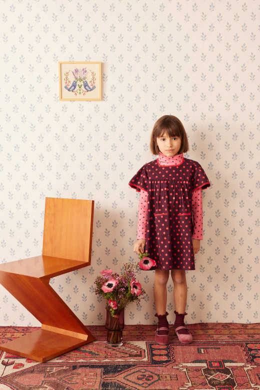 Mariana dress Plum Dots - Le New Black