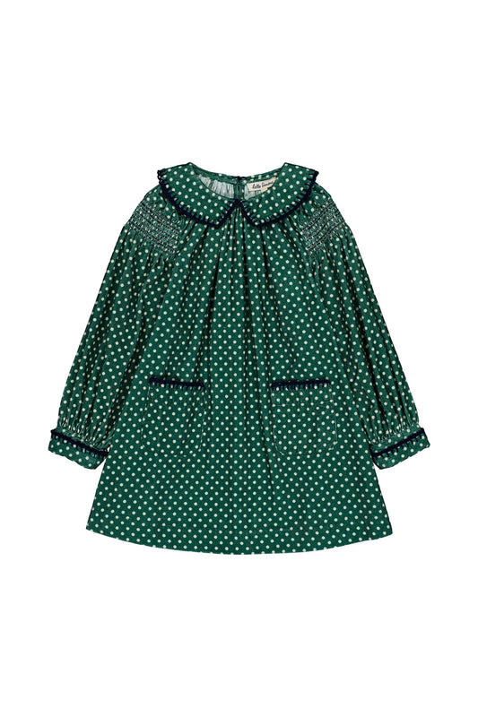 Martha dress Mint Dots