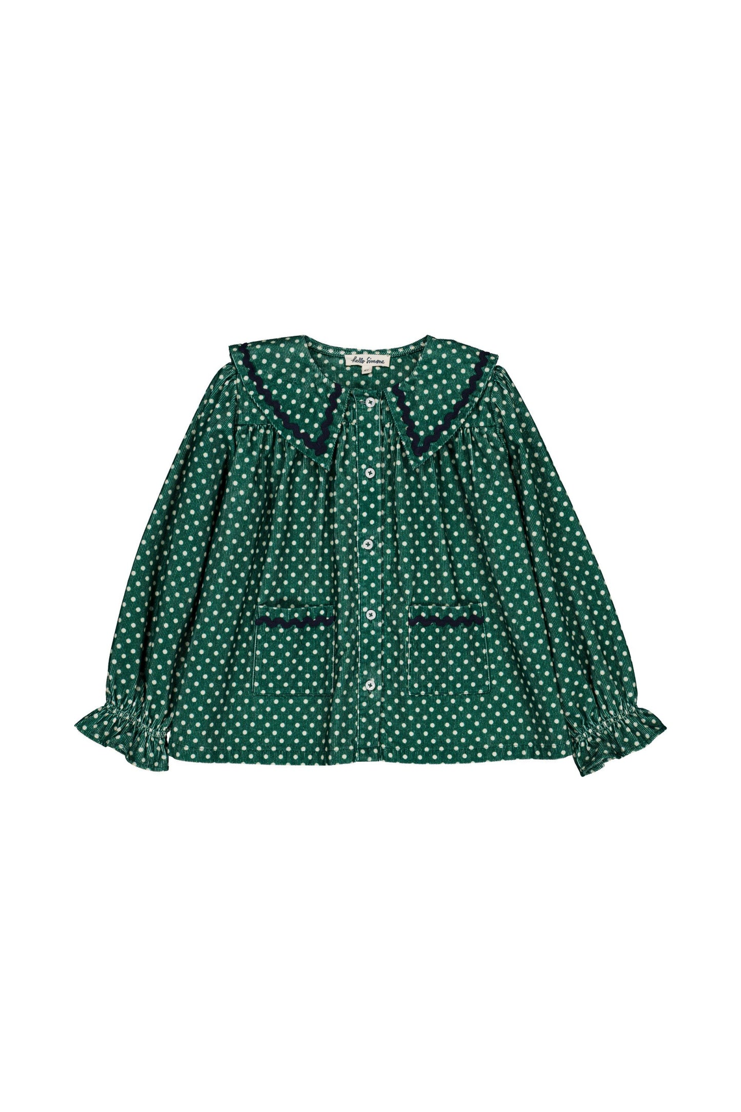 Flo blouse Mint Dots