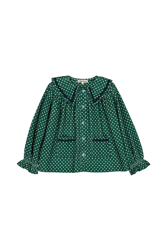 Flo blouse Mint Dots