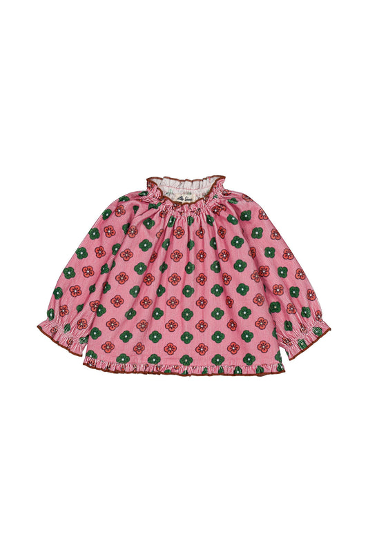 Maline baby blouse Rosebud