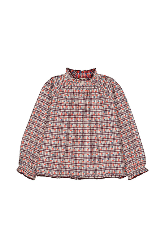 Maline blouse Camelia Check