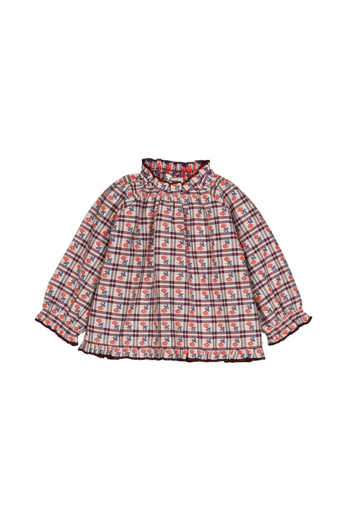 Blouse bébé Maline Camelia Check