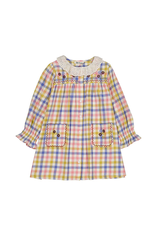 Agatha dress Check Sixties