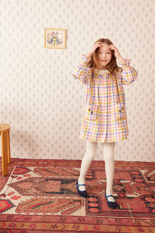 Agatha dress Check Sixties - Le New Black