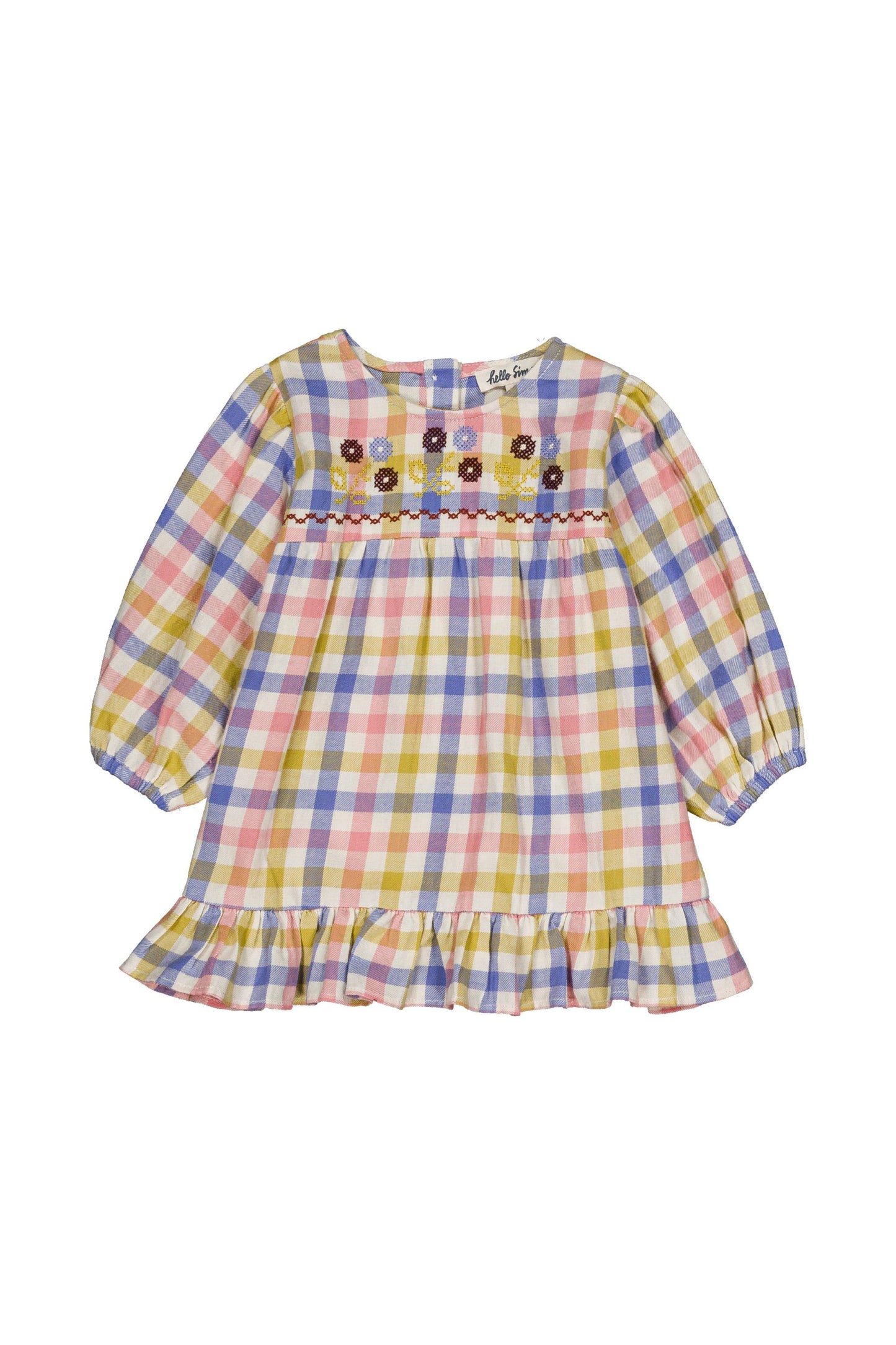 Robe bébé Lisane Check Sixties