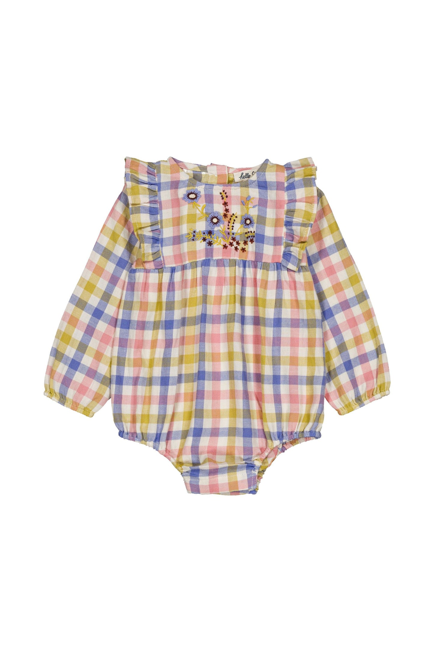 Barboteuse bébé Tartine Check Sixties